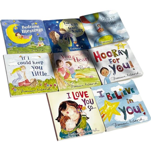 Lot Of 8 Board Books By Marianne Richmond Baby Toddler Kid Bedtime Stories - Picture 9 of 16